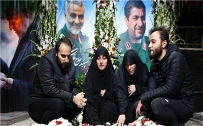 قدردانی خانواده «حاج قاسم» از ملت ایران برای برگزاری آیین‌های سالگرد شهادت سردار دل‌ها