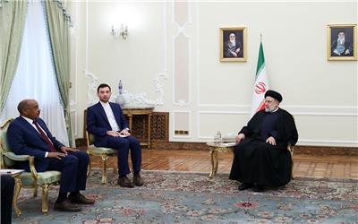 استقبال رئیسی از درخواست از سودان برای احیای روابط با تهران