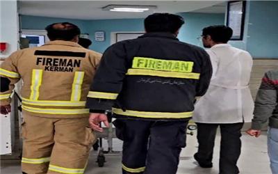 آتش‌نشان کرمانی از بیمارستان مرخص شد