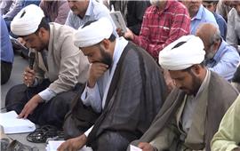 گزارش تصویری از برگزاری دعای عرفه در فهرج
