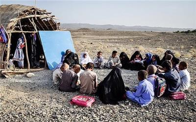 مدارسی با حداقل امکانات بهداشتی در جنوب کرمان