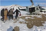 نجات و انتقال مرزنشین بیمار با بالگرد هوافراجا